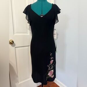 Vintage black formal dress Y2K style size 10